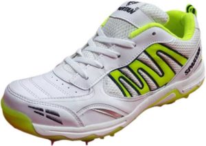 spartan extreme 2018 white green cricket shoes