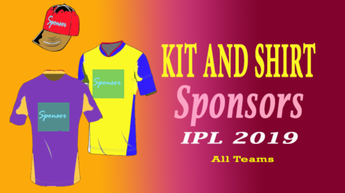 IPL 2019 sponsors all teams