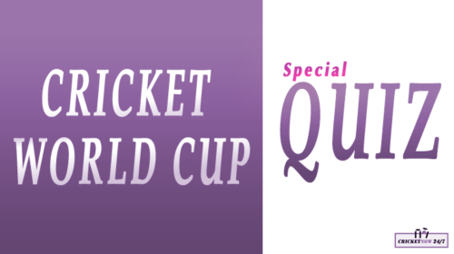 Cricket World Cup Special Quiz Challenge