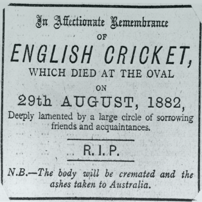 the ashes sporting times news obituary