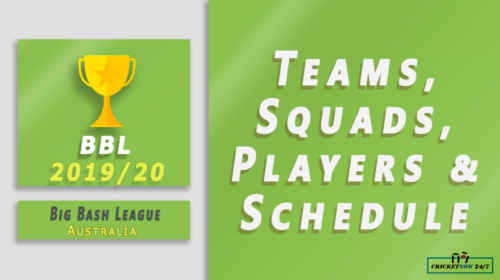 BBL 2019 20 Teams Players Squads Schedule