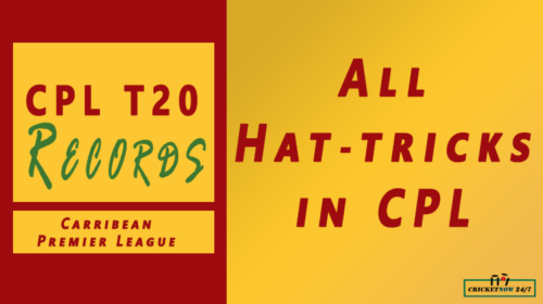 All hat-tricks in Caribbean Premier League CPL T20 feature