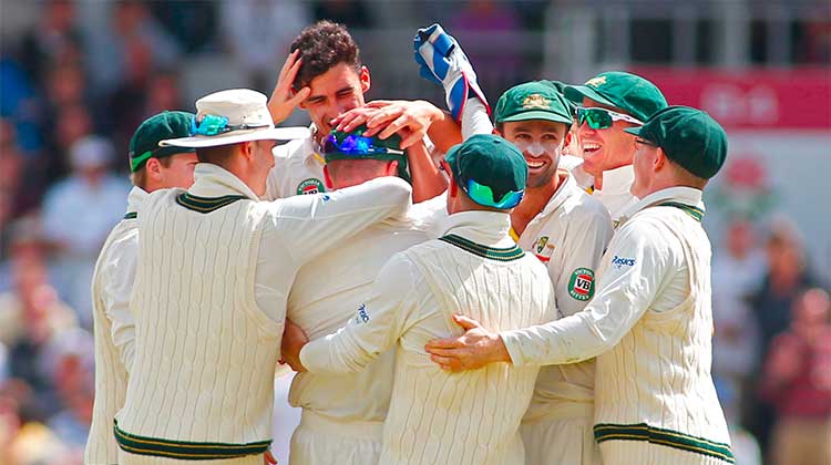 Australia defeat NZ by 296 runs Strac man of the match