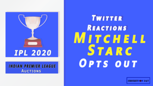 Twitter reactions Mitchell Starc Decision not to play in IPL 2020