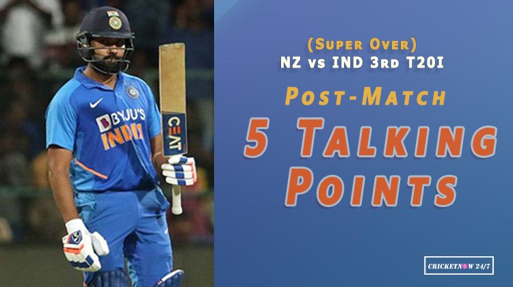 5 Talking Points As NZ Suffers Super Over Defeat Against India