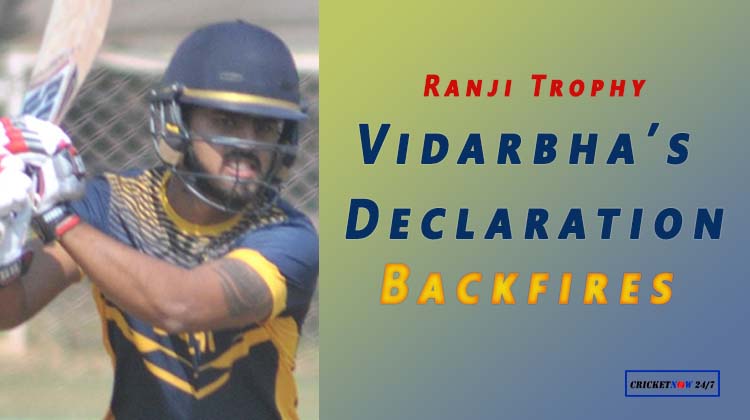 Ranji Trophy Vidarbha's declaration backfires, Delhi chase the target down Nitish Rana