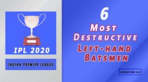 IPL 2020 6 Most Destructive Left-Handed Batsmen