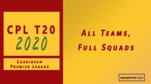 CPL 2020 All Teams Full Squads